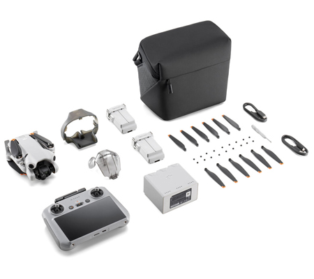 DJI Mini 4 Pro Fly More Combo Drone with RC 2 Remote Controller