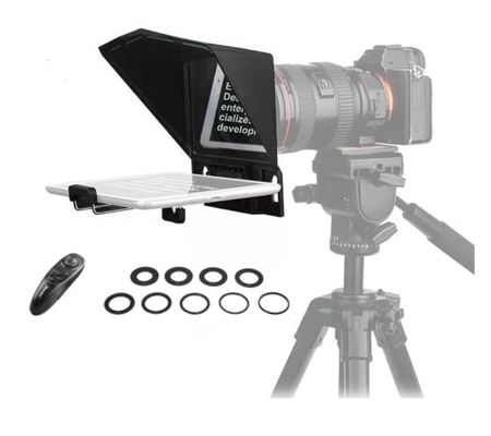Desview T2 Broadcast Teleprompter for Camera Interview