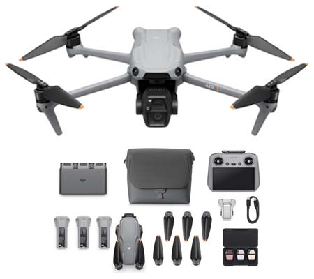 DJI Air 3S Fly More Combo with RC-2 Remote Controller