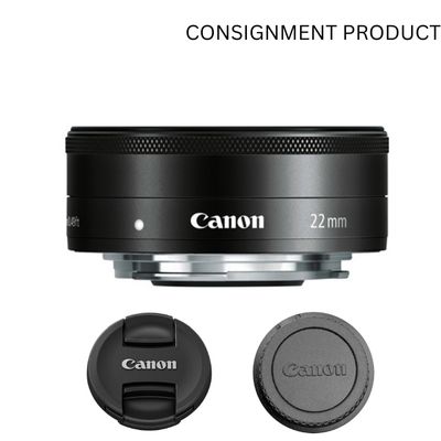 :::USED:::CANON EF-M 22MM F/2 STM  (MINT - 840) - CONSIGNMENT