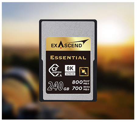 Exascend CFExpress Type A 240GB Essential (Read 800MB/s and Write 700MB/s)