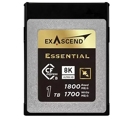 Exascend CFexpress Type B 1TB Essential (Read 1800MB/s and Write 1700MB/s) EXPC3E001TB