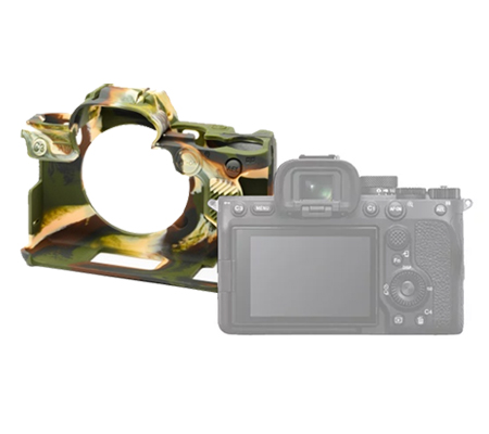 Easycover Custodia In Silicone Per Sony A9 II / A7R IV - Mimetica - Protezione Su Misura Antiurto E Antigraffio