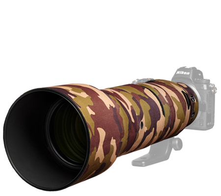 Easy Cover Lens Oak For Nikon Z 180-600mm f/5.6-6.3 VR Brown Camouflage