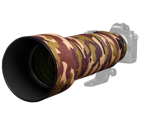 Easy Cover Lens Oak For Nikon Z 180-600mm f/5.6-6.3 VR Brown Camouflage