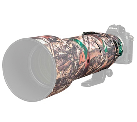 Easy Cover Lens Oak For Nikon Z 180-600mm f/5.6-6.3 VR Forest Camouflage