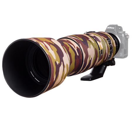 Easy Cover Lens Oak For Nikon 200-500mm f/5.6 VR Brown Camouflage