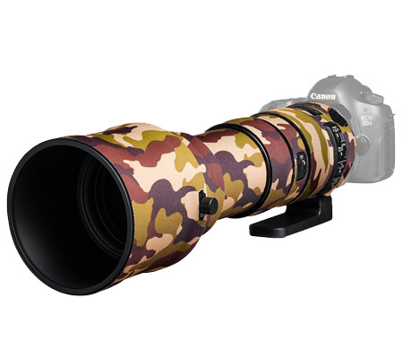 Easy Cover Lens Oak For Sigma 150-600mm f/5-6.3 DG OS HSM Sport Brown Camouflage