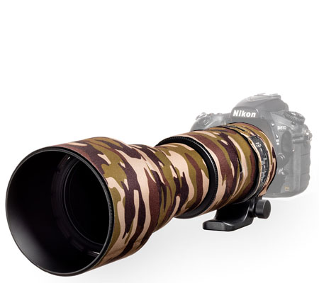 Easy Cover Lens Oak For Sigma 150-600mm f/5-6.3 DG OS HSM Contemporary Brown Camouflage