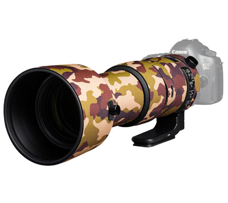 Easy Cover Lens Oak For Sigma 60-600mm f/4.5-6.3 DG OS HSM Brown Camouflage