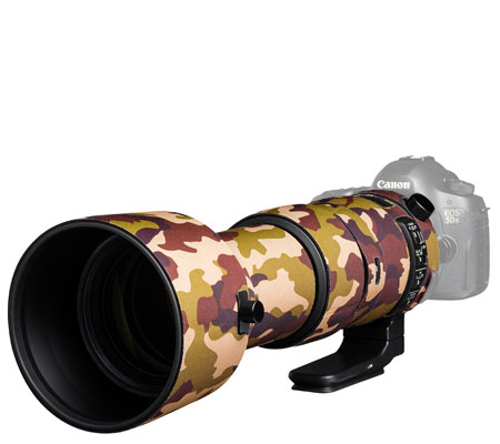 Easy Cover Lens Oak For Sigma 60-600mm f/4.5-6.3 DG OS HSM Brown Camouflage