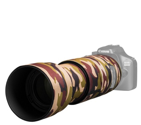 Easy Cover Lens Oak For Tamron 100-400mm F4.5-6.3 Di VC USD Brown Camouflage