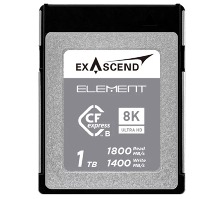 Exascend CFexpress Type B 1TB Element (Read 1800MB/s and Write 1400MB/s) EXPC3S001TB