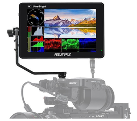 FeelWorld LUT7S 7Inch 3D LUT 4K HDMI and SDI Touchscreen Field Monitor
