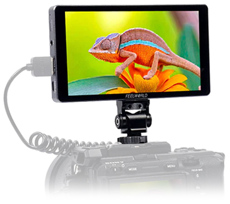 FeelWorld P6XL 6 Inch 4K HDMI Built-in Battery Touchscreen Field Monitor Camera