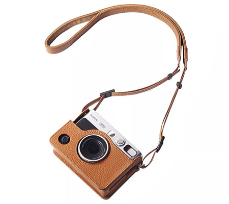 Fujifilm Instax Mini EVO Genuine Leather Case Brown