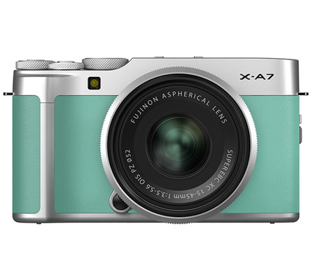 Fujifilm XA7 kit with XC 15-45mm f/3.5-5.6 OIS PZ Mint Green