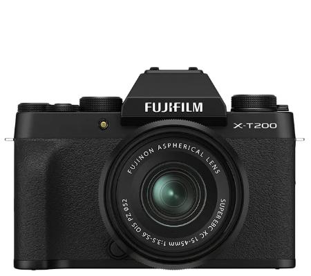 Fujifilm X-T200 kit XC15-45mm f/3.5-5.6 OIS PZ Black