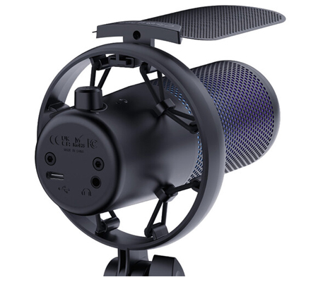 Feelworld VM1 AS USB Gaming Microphone with Boom Arm Black