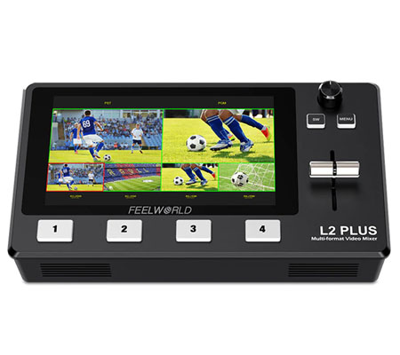 Feelworld L2 Plus Multi Camera Video Mixer Switcher 5.5 Inch
