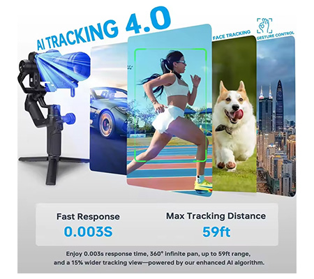 Feiyu SCORP Mini 3 PRO 3-Axis Gimbal Stabilizer for Camera / Smartphone / Action Cam