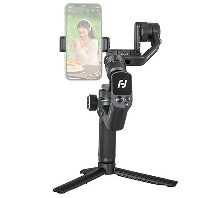 FeiyuTech SCORP Mini-3-Pro Gimbal Stabilizer For Camera Mirrorless Compact Action Camerassmartphone18m Ai Trackingdetachable Remote Handle4 4lbs Payload3 Axis Gimbal For Canon Sony Nikon