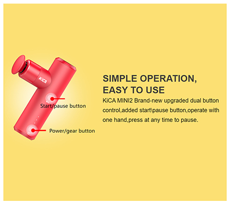Kica Mini 2 Massage Device Red