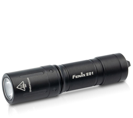 Fenix E01 V2.0 AAA Mini Flashlight Black