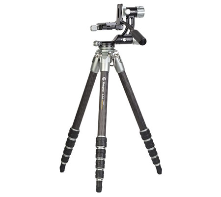 Fotopro E6L Eagle Series Carbon Tripod with Fotopro E6H Gimbal Head