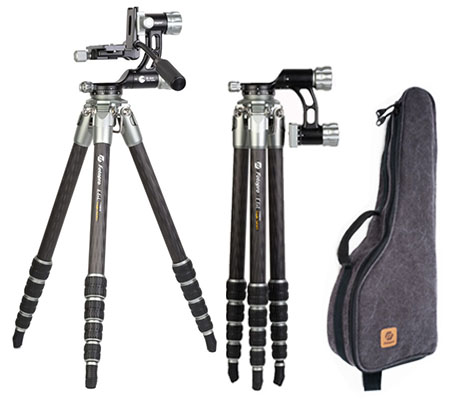 Fotopro E6L Eagle Series Carbon Tripod with Fotopro E6H Gimbal Head