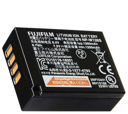 Fujifilm NP-W126S Battery for XA/XE/XPro/XS10/XH1/XT30II/XT30/XT20/XT200/XT100/XT3/X100V