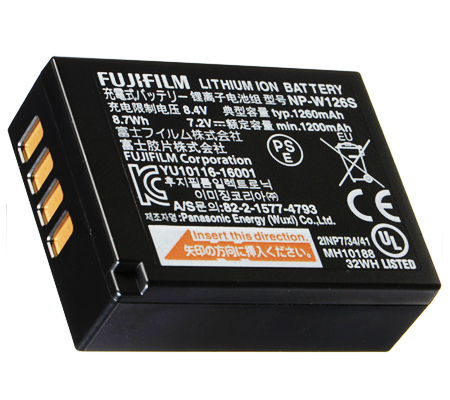Fujifilm NP-W126S Battery for XA/XE/XPro/XS10/XH1/XT30II/XT30/XT20/XT200/XT100/XT3/X100V