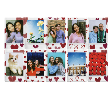 Fujifilm Instax Mini Paper Heart Sketch