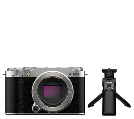 Fujifilm X-M5 Body Silver Vlog Package