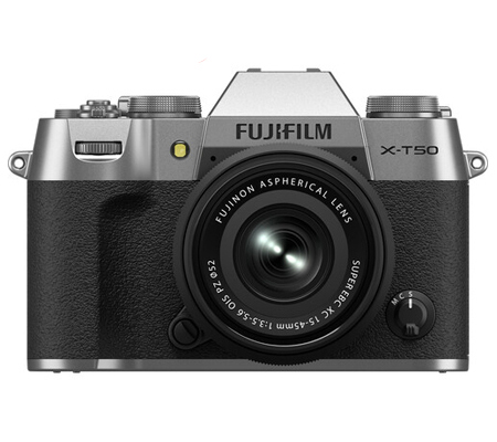 Fujifilm X-T50 kit 15-45mm f/3.5-5.6 Silver