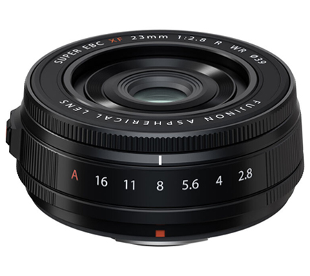 Fujifilm XF 23mm f/2.8 R WR Black Lens