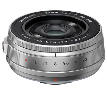 Fujifilm XF 23mm f/2.8 R WR Silver Lens