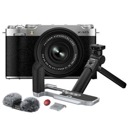 Fujifilm X-M5 kit 15-45mm Silver Travel Kit Package