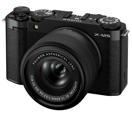 Fujifilm X-M5 kit 15-45mm Black Travel Kit Package