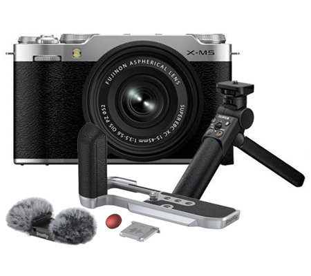 Fujifilm X-M5 kit 15-45mm Silver Travel Kit Package