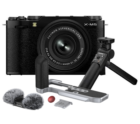 Fujifilm X-M5 kit 15-45mm Black Travel Kit Package