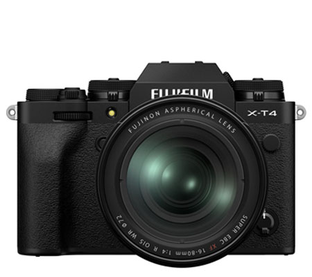 Fujifilm X-T4 Kit 16-80mm f/4 R OIS WR Black