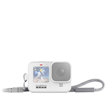GoPro Sleeve + Lanyard For GoPro Hero 9 / Hero 10 / Hero 11 (ADSST-002) White