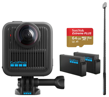 GoPro MAX 2 360 with Accessories Bundle