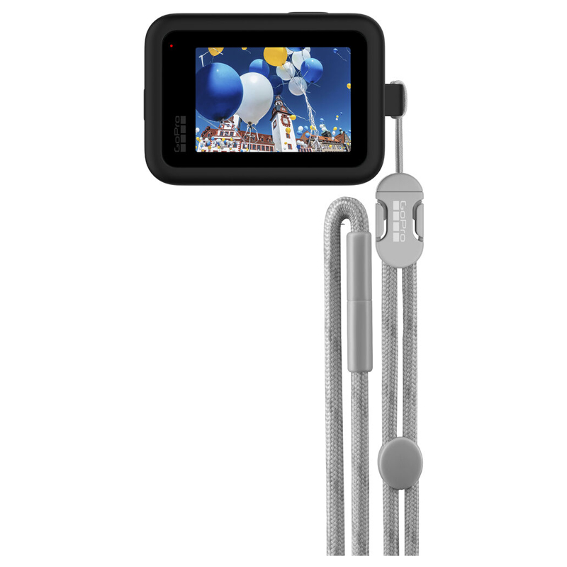 GoPro Sleeve + Lanyard For GoPro Hero 12 / Hero 11 / Hero 10 / Hero 9 (ADSST-001) Black