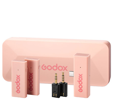 Godox MoveLink Mini UC Camera & Mobile Device Wireless Mic Cherry Pink