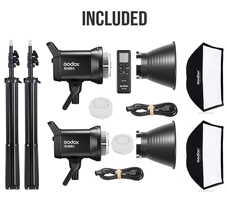 Godox SL60IID 2 Light Kit Daylight LED Video Light