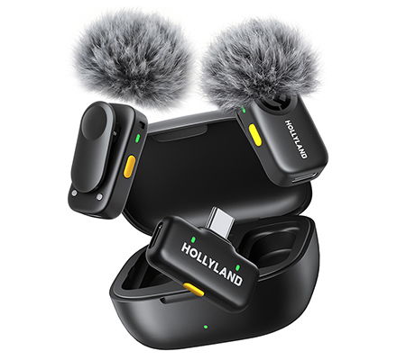 Hollyland Lark A2 Duo Wireless Microphone for USB-C Devices