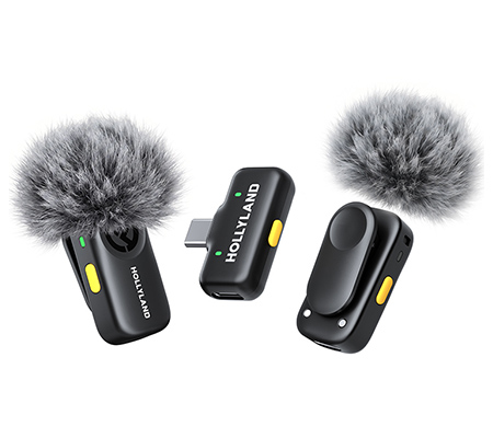 Hollyland Lark A2 Mini Duo Wireless Microphone for USB-C Devices