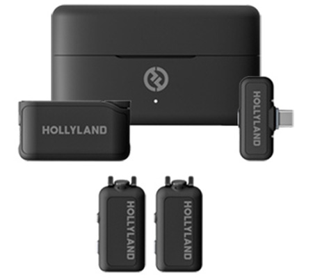Hollyland Lark Max 2 Combo 2-Person Wireless Microphone System for Cameras & Smartphone